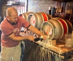 Raining beer, hallelujah it's raining beer. #CaskNight  @SacBeerWeek   On tap: @Auburn_Alehouse and #tahoemtnbrewing http://t.co/KbiXVBul9H
